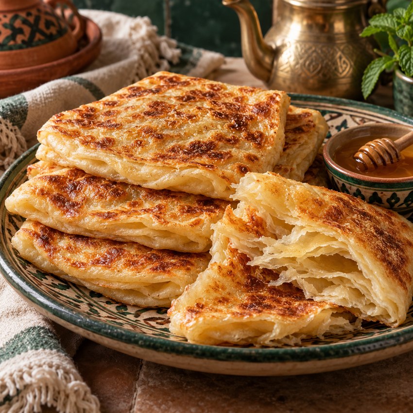 Msemen Layered Flatbreads