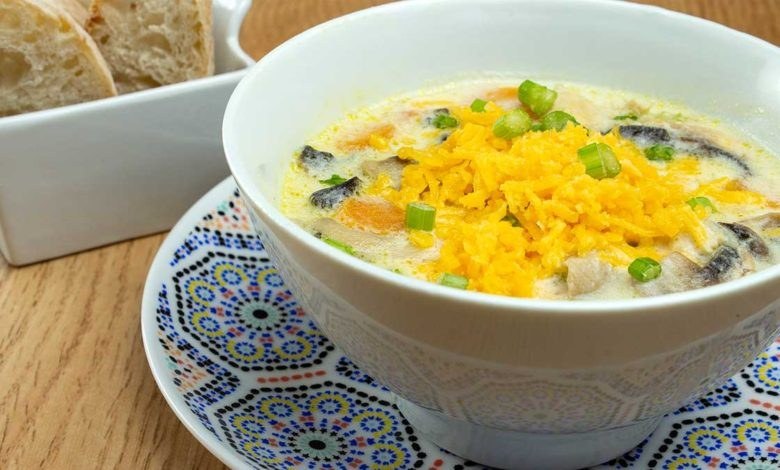 Creamy Chicken & Vegetable Soup