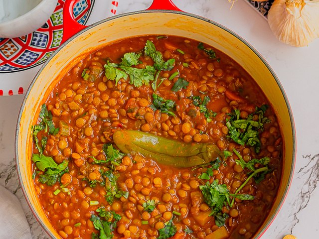 Moroccan Lentils with Cumin
