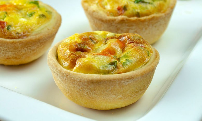 Surimi & Cheese Mini Quiches