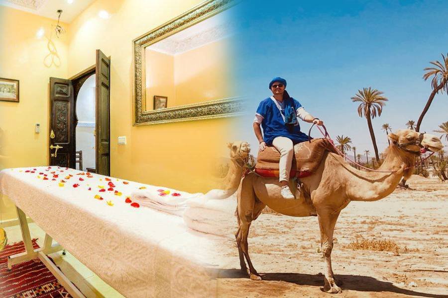 Palmeraie Camel Ride and Spa Treatment