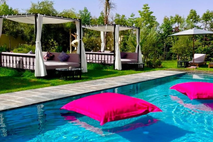 Marrakech Villa Pool Day Pass with Moroccan Lunch
