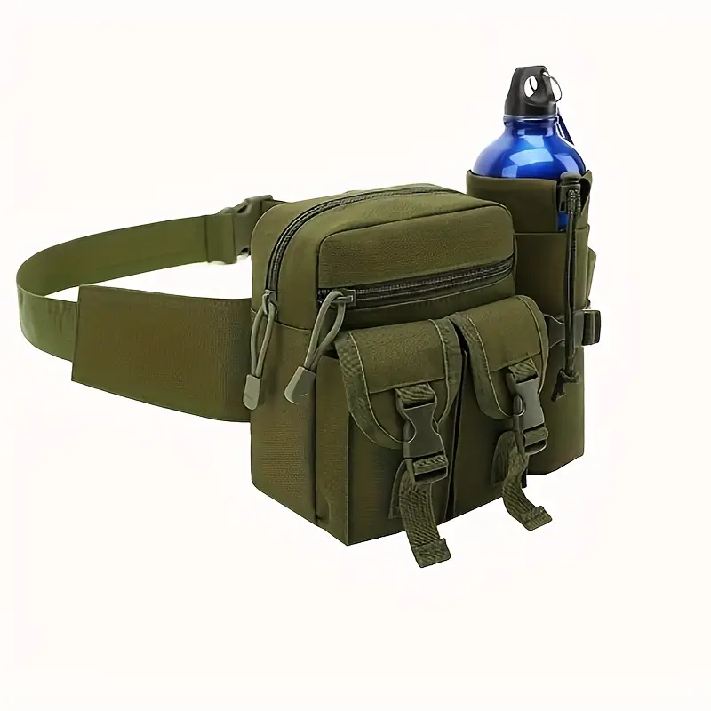 Outdoor Sports Waist Pack with Water Bottle Holder – Durable, Waterproof, for Hiking & Cycling