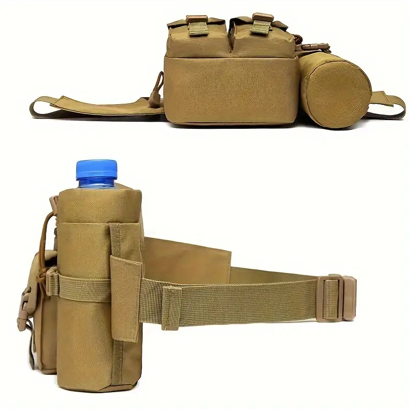 Outdoor Sports Waist Pack with Water Bottle Holder – Durable, Waterproof, for Hiking & Cycling