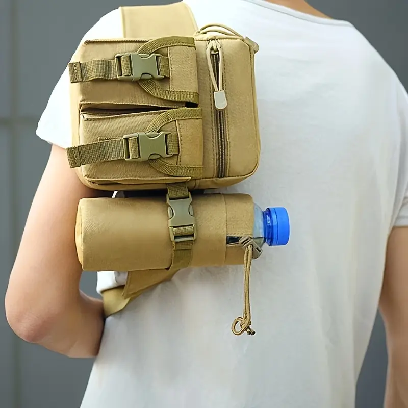 Outdoor Sports Waist Pack with Water Bottle Holder – Durable, Waterproof, for Hiking & Cycling